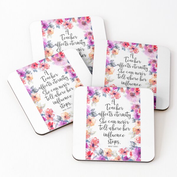 Item preview, A Teacher Affects Eternity She Can Tell Never Print designed and sold by DeGeo.