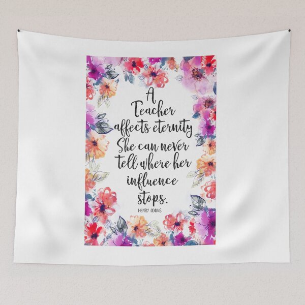 Item preview, A Teacher Affects Eternity She Can Tell Never Print designed and sold by DeGeo.