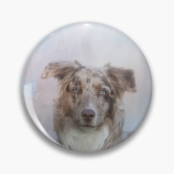 Item preview, Blue Merle Bicolor Australian Shepherd Two designed and sold by Elisabeth Lucas.