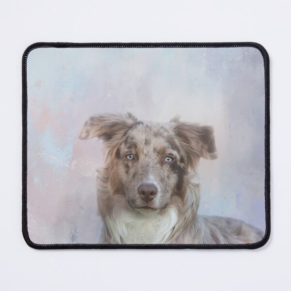 Item preview, Blue Merle Bicolor Australian Shepherd Two designed and sold by Elisabeth Lucas.