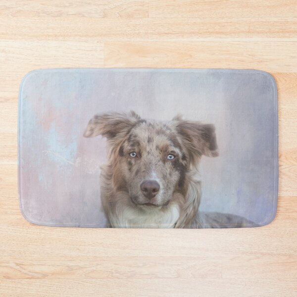 Item preview, Blue Merle Bicolor Australian Shepherd Two designed and sold by Elisabeth Lucas.