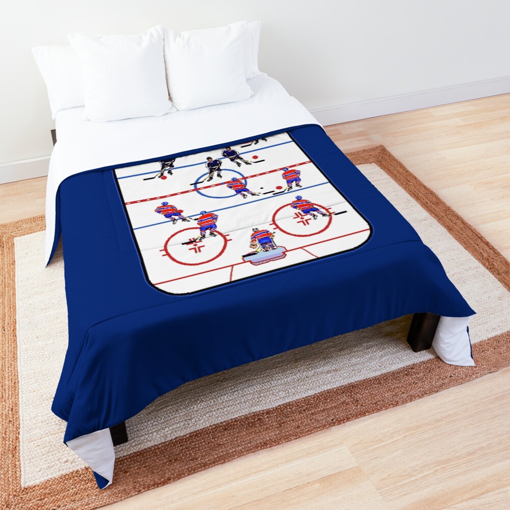 Pixel Art Hockey Rink Comforter