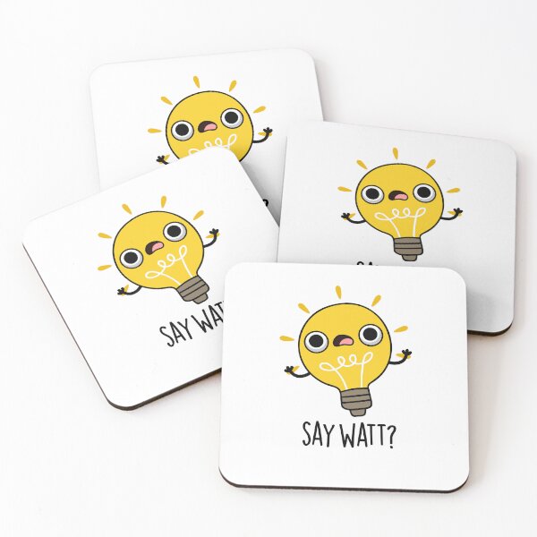 Item preview, Say Watt Funny Bulb Puns  designed and sold by punnybone.