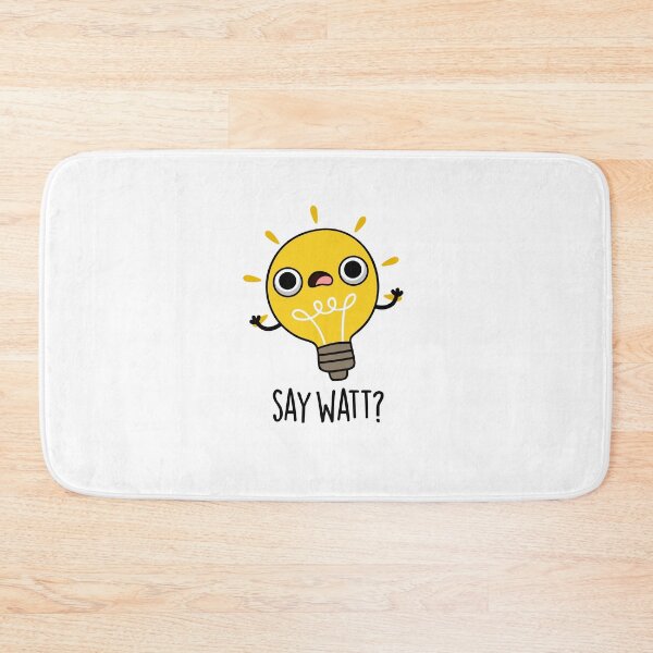 Item preview, Say Watt Funny Bulb Puns  designed and sold by punnybone.
