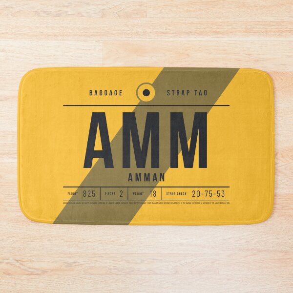 Item preview, Luggage Tag E - AMM Amman Jordan designed and sold by VoodooCircus.