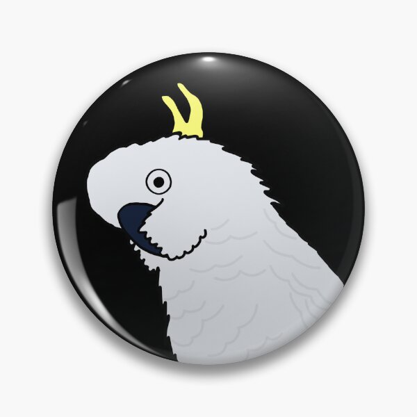 Item preview, Cheeky Cockatoo on Black designed and sold by Digitaldingo.