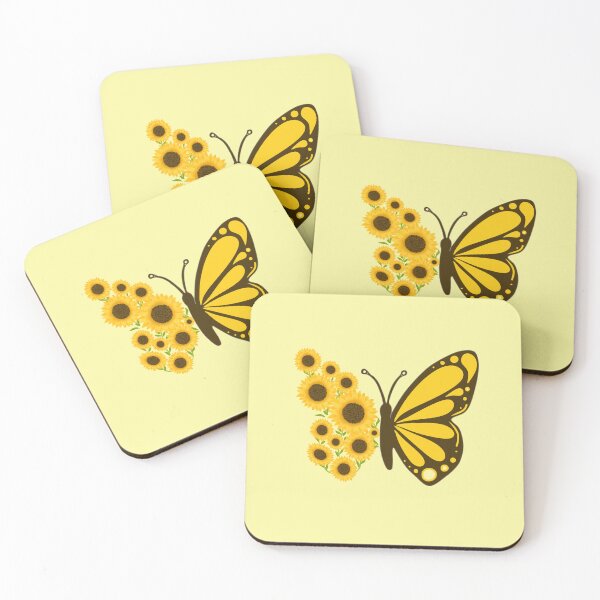 Item preview, Sunflower Butterfly Monarch Natural designed and sold by arianne121.