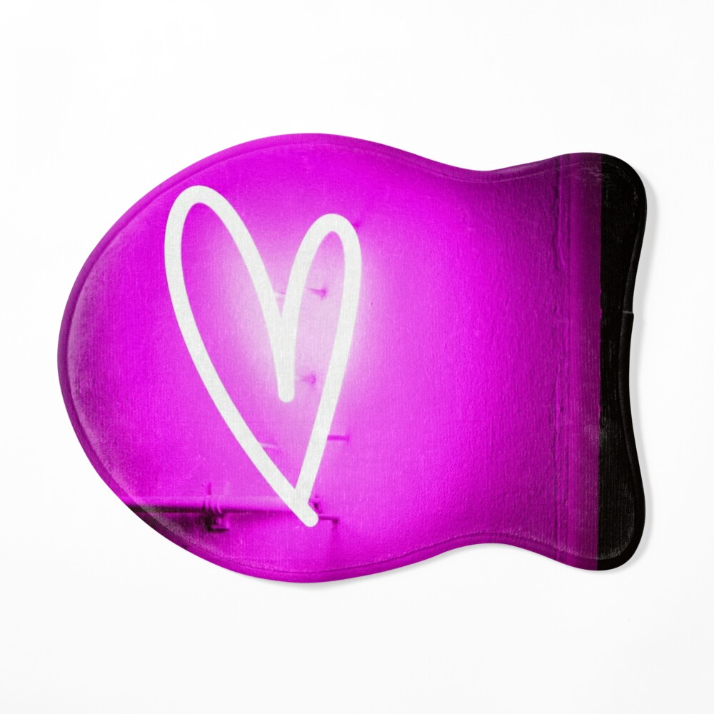 Neon Pink Heart Poster– The Urban Nursery