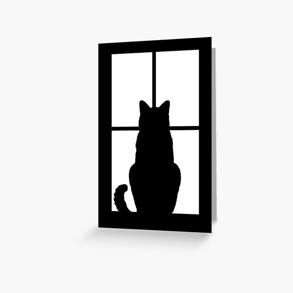 Window Cat Greeting Card