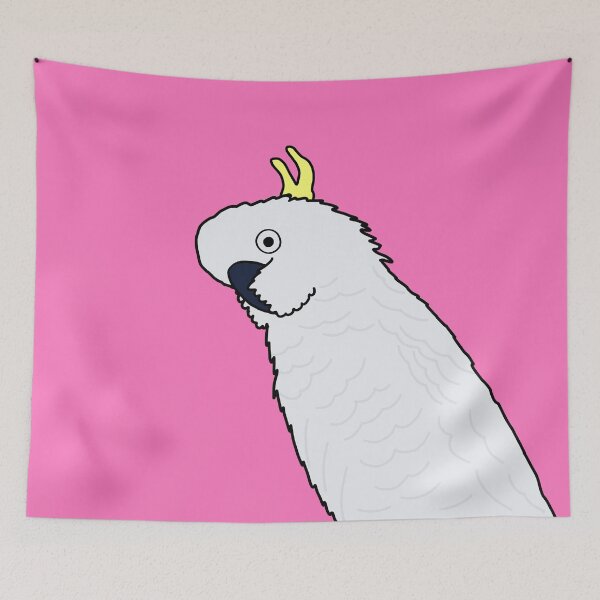 Item preview, Cheeky Cockatoo on Pink designed and sold by Digitaldingo.