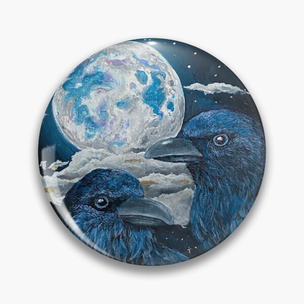 Item preview, Two ravens under moonlight  designed and sold by Hayley-howells.