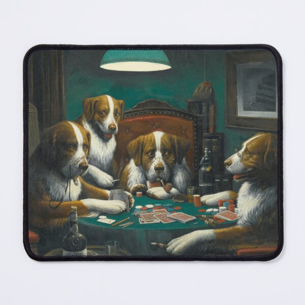 Item preview, Poker Game (1894) by Cassius Marcellus designed and sold by SimpleJoyStyle.