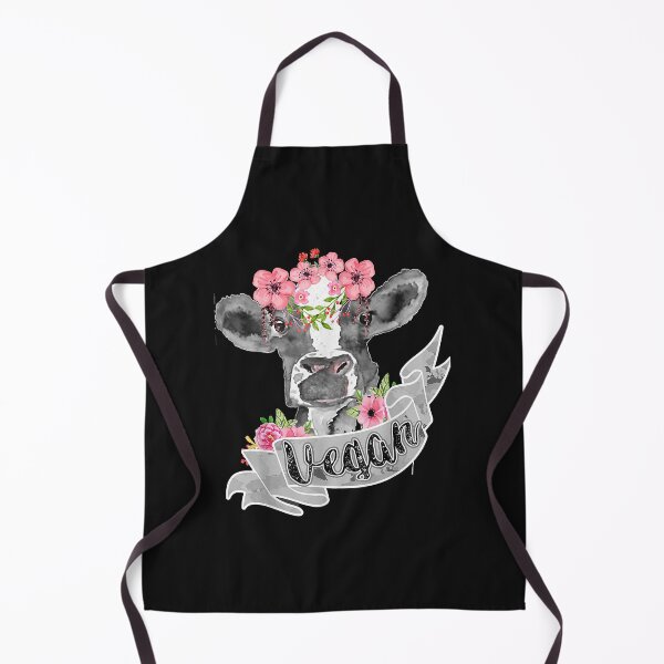 Item preview, Vegan Funny Cow With Flower Headband Gift T-Shirt designed and sold by lobbanwitzelr.