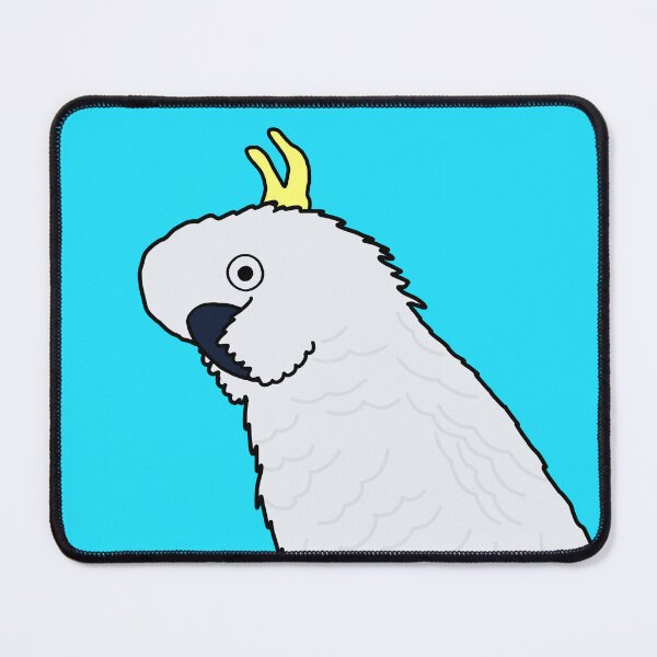 Item preview, Cheeky Cockatoo on Blue designed and sold by Digitaldingo.