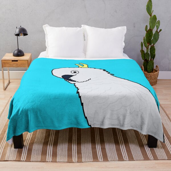 Item preview, Cheeky Cockatoo on Blue designed and sold by Digitaldingo.