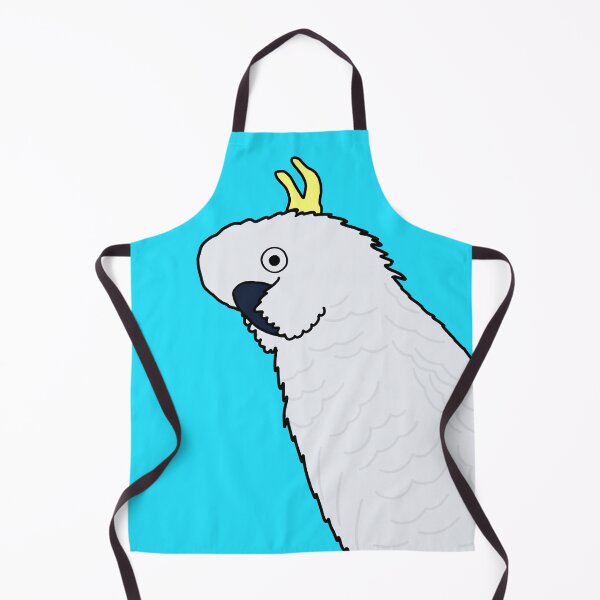 Item preview, Cheeky Cockatoo on Blue designed and sold by Digitaldingo.