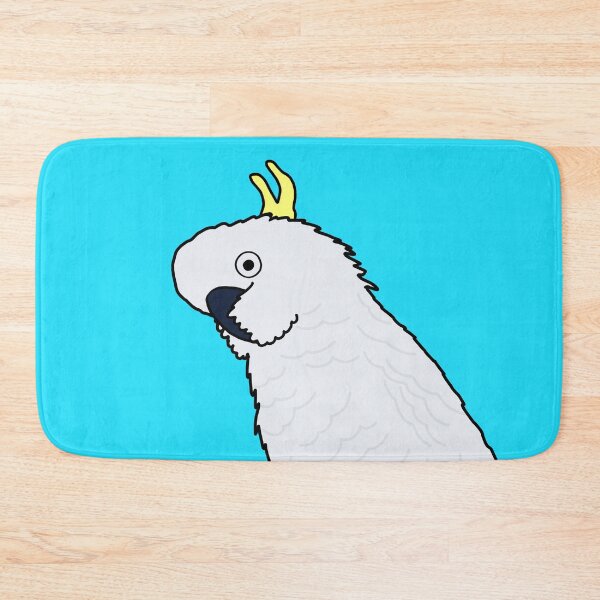 Item preview, Cheeky Cockatoo on Blue designed and sold by Digitaldingo.