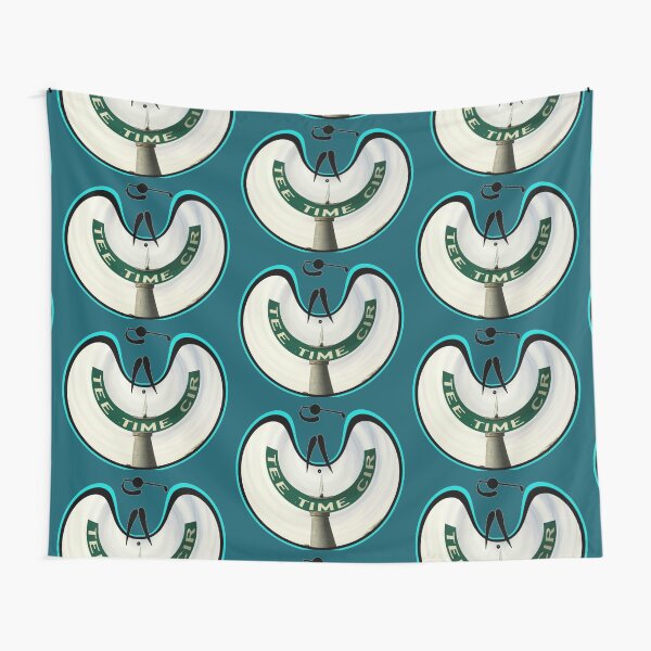 Tee Time Circle Tapestry