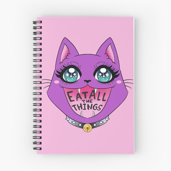 Item preview, Kawaii Neko Eat all the Things! designed and sold by Fickle Harpy.