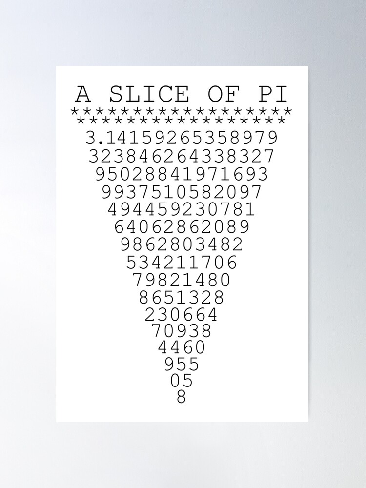 A Slice of Pi | Poster