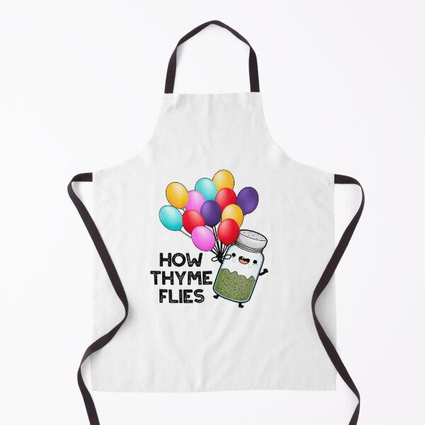Item preview, How Thyme Flies Funny Herb Puns designed and sold by punnybone.