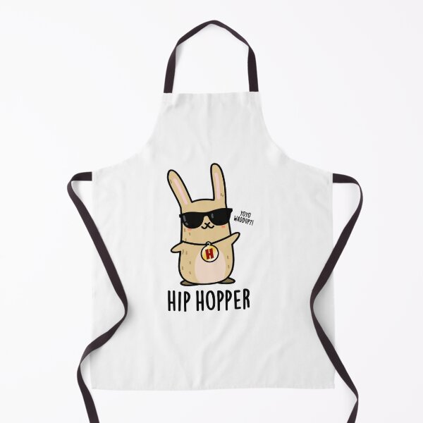 Item preview, Hip Hopper Funny Rabbit Puns designed and sold by punnybone.