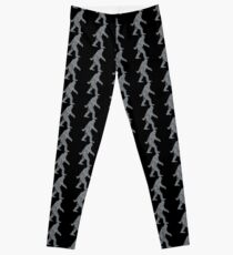 Gone Squatchin in Grunge Distressed Style Leggings