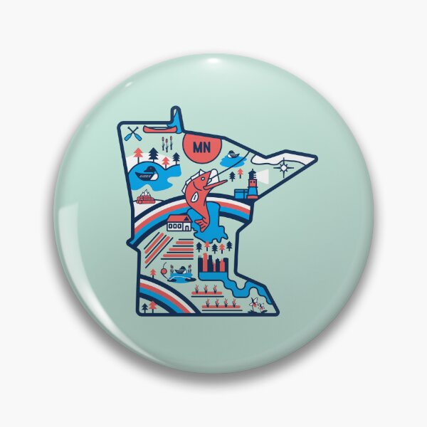 Item preview, State of Minnesota designed and sold by LikewiseDesigns.
