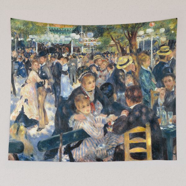 Aperçu de l'œuvre Danse au moulin de la Galette - Pierre Auguste Renoir créée et vendue par SimpleJoyStyle.