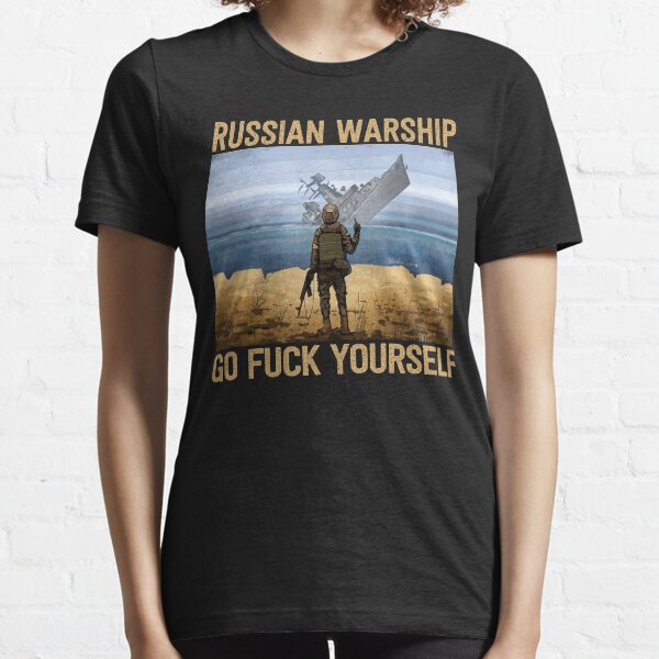 Sinking Russian Warship Moskva Go Funk Yourself Essential T-Shirt
