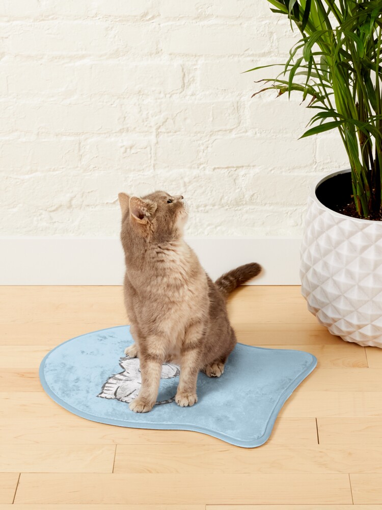 Thumbnail 2 of 5, Pet Mat, American Shorthair happy designed and sold by Toru Sanogawa.