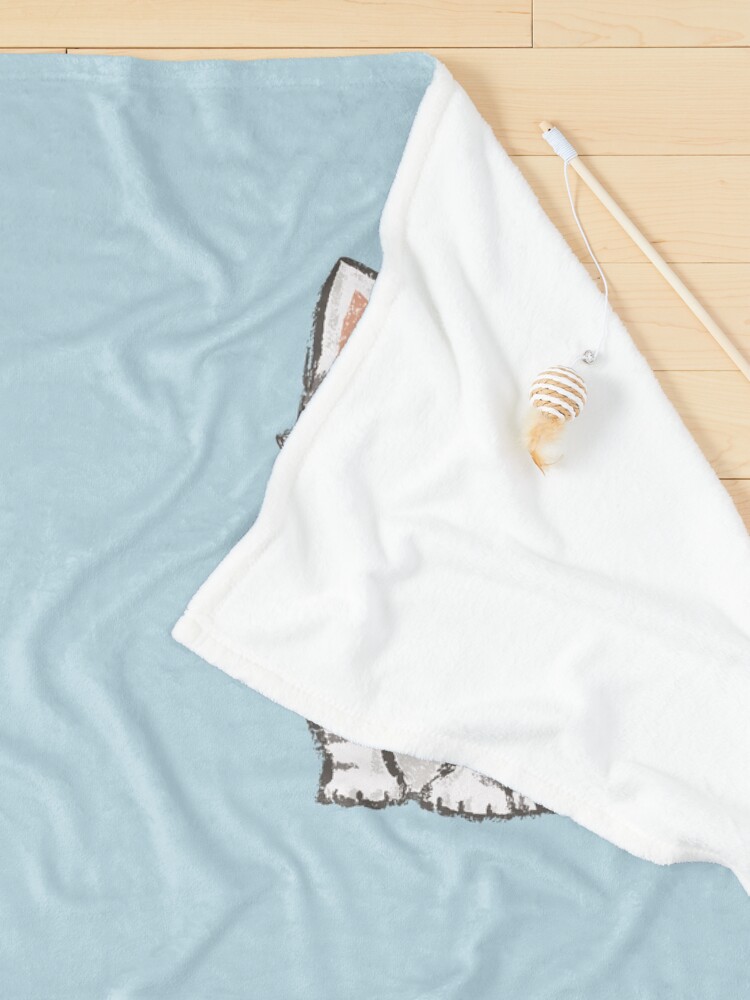 Alternate view of American Shorthair happy Pet Blanket