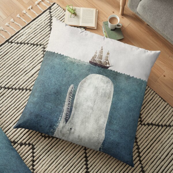 The White Whale Floor Pillow