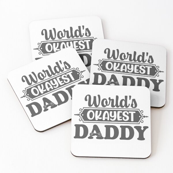Item preview, World's Okayest Daddy Gift for Fathers designed and sold by Kezichy.