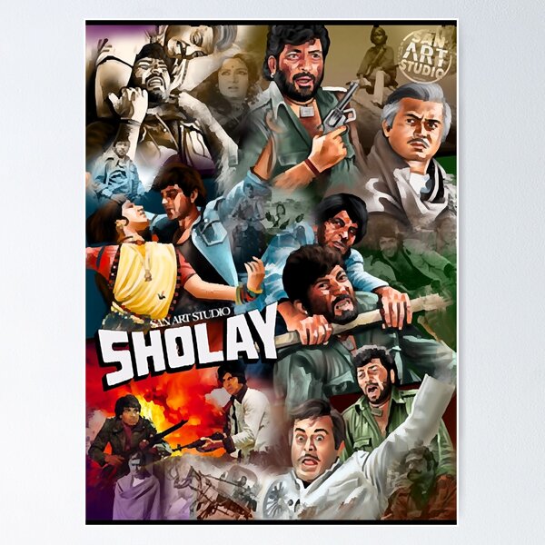 affiche du film Sholay