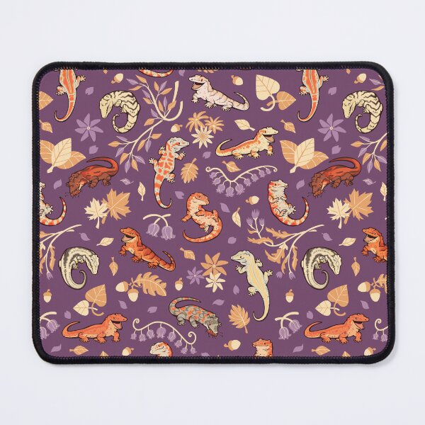 Item preview, Autumn geckos in purple designed and sold by Colordrilos.