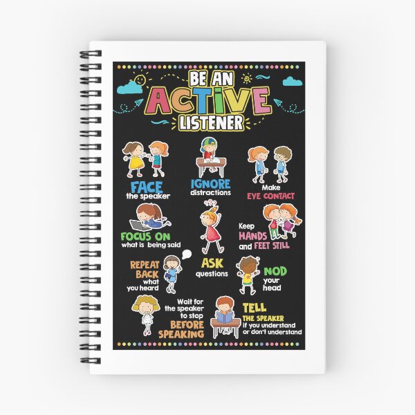 Item preview, Be An Active Listener Print designed and sold by DeGeo.