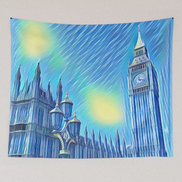 Item preview, Big Ben - Van Gogh Version designed and sold by stevewc2.