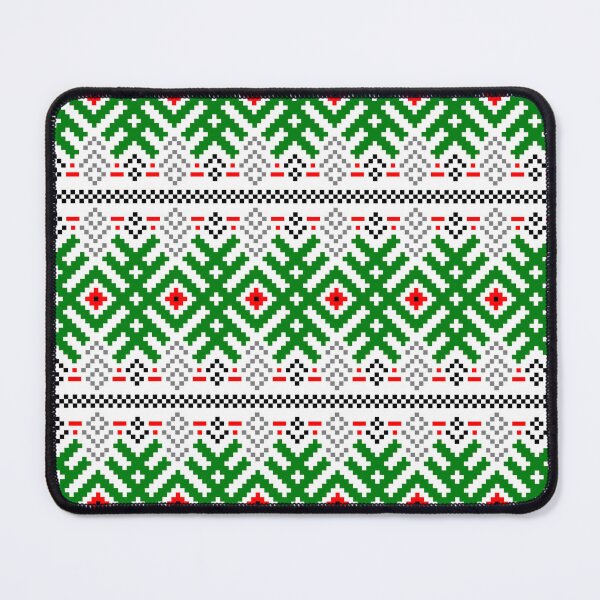 Item preview, Unity - Force Protection Abundance - Ethno Ukrainian Traditional Pattern - Slavic Ornament - Red Black Green designed and sold by GrandTartaria.