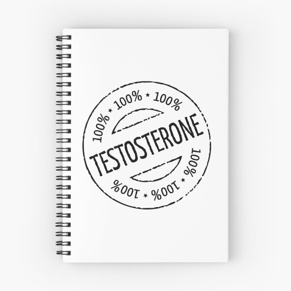 Item preview, 100% Testosterone Stamp (Black) designed and sold by MrFaulbaum.