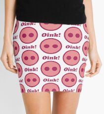 Oink! (Grunting / Pig) Mini Skirt