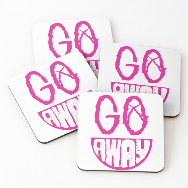 Item preview, Go Away Simple Sarcastic grin face designed and sold by pelagio.