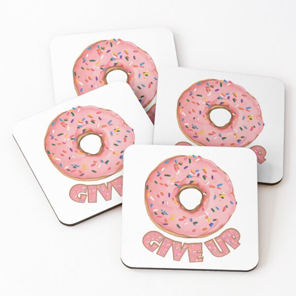 Item preview, Donut Give Up designed and sold by chillaxcats.