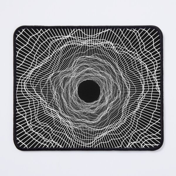 Item preview, Black hole 3 -futuristic space- Black and White designed and sold by lematworks.
