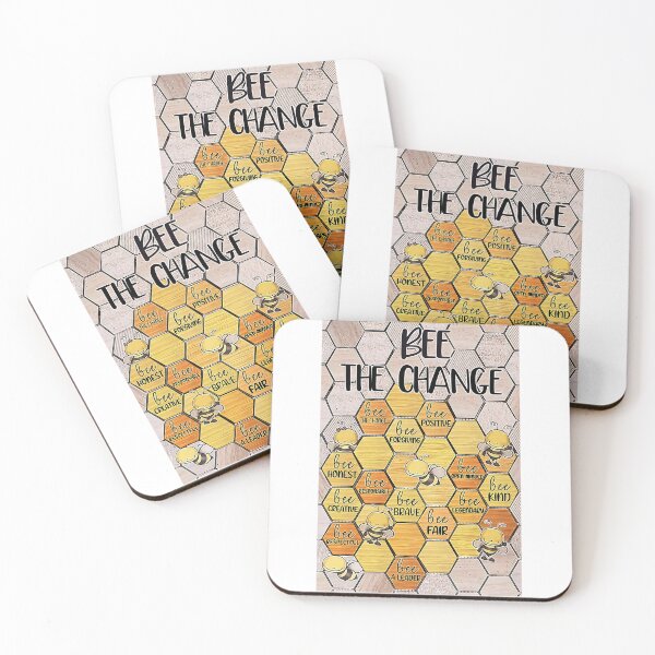 Item preview, Bee The Change Print designed and sold by DeGeo.