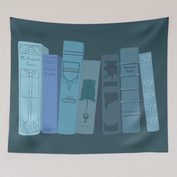 Item preview,  The Novels of Charles Dickens - In Blue designed and sold by MissBennett.