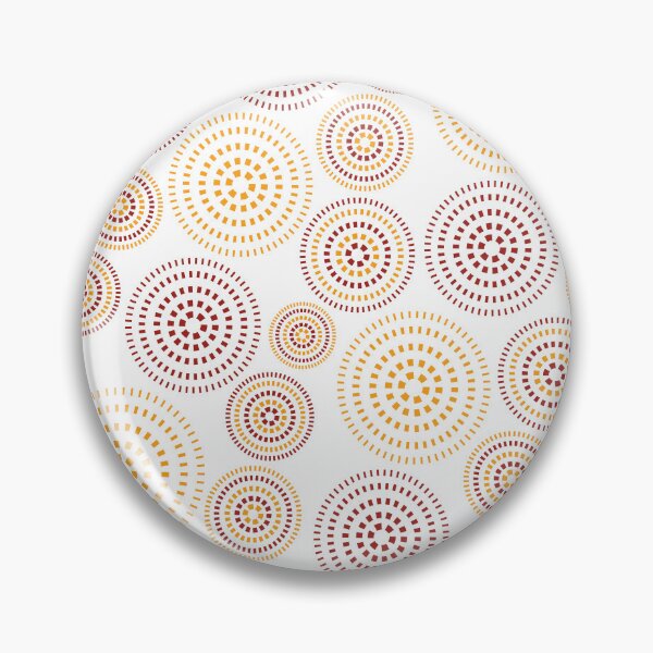 Item preview, Dashed circles : Yellow Gold and Dark Red-orange designed and sold by RelmoArtworks.
