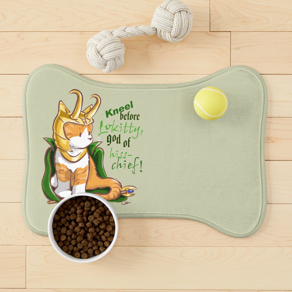 Kneel Before Lokitty! (chibi version) Pet Mat