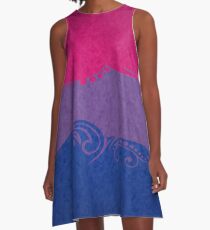 Bisexual Ornamental Flag A-Line Dress