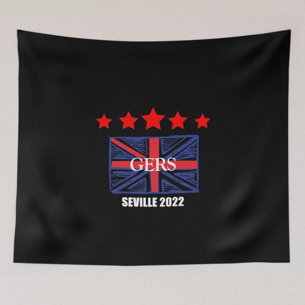 Item preview, Rangers Sevilla Shirt 2022 Black designed and sold by CTTDesigns.